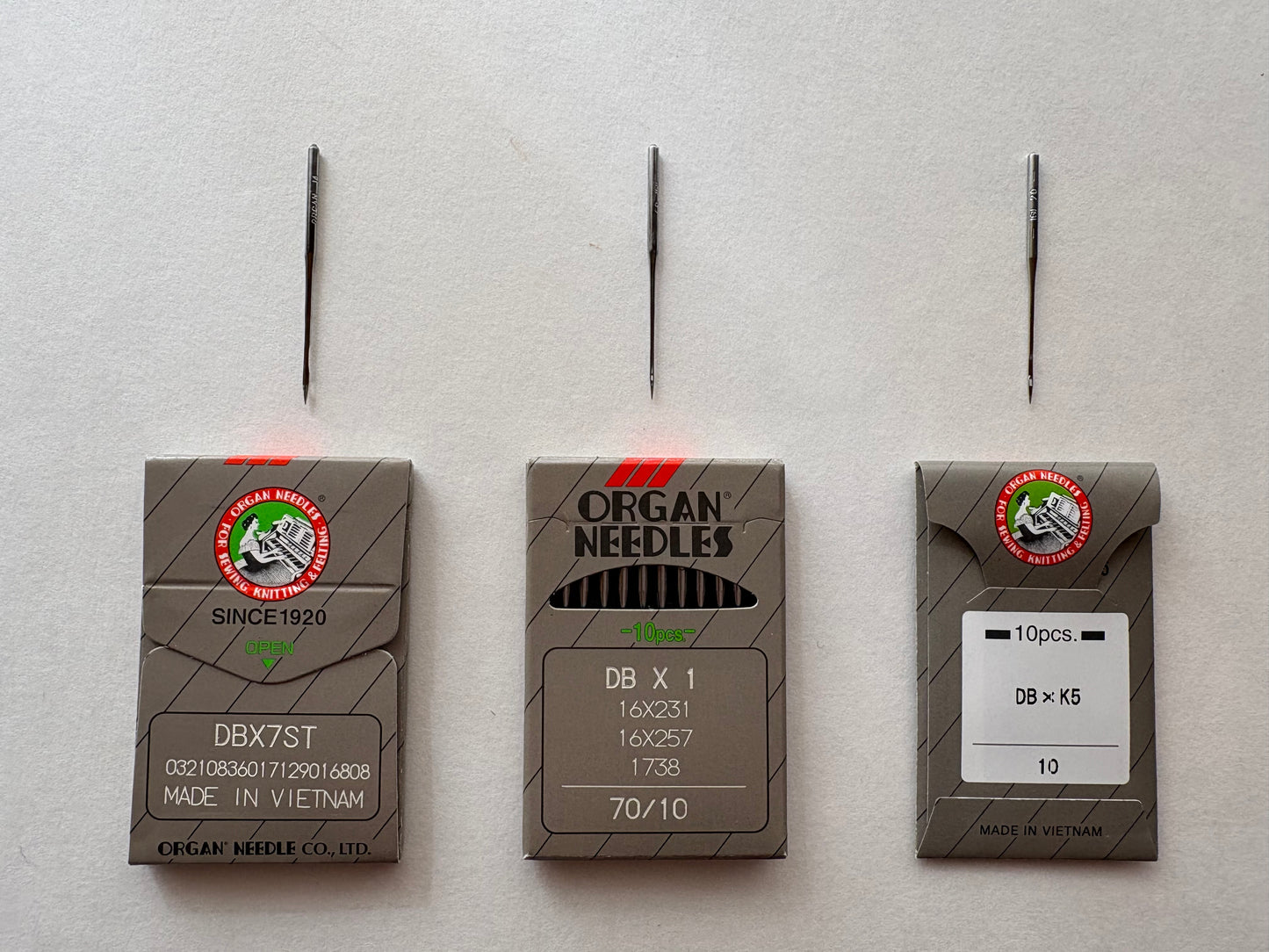 【工業用ミシン刺繍針】オルガンミシン針DB-K5(大きめ針穴タイプ)