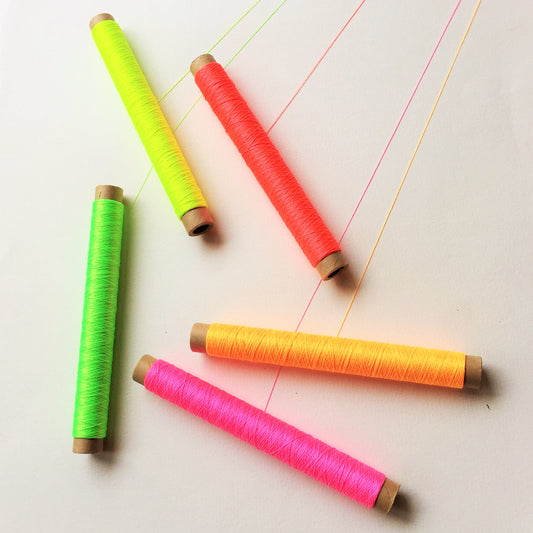 ネオンカラーセット(アクセント使いに人気・蛍光色刺繍糸)