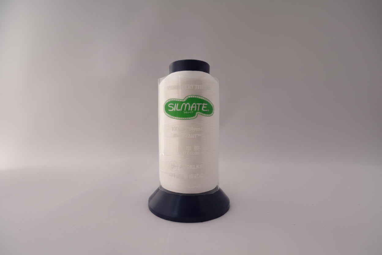 シルメイト120d/2（定番の太さ・ポリエステル100％） /　白・黒・生成