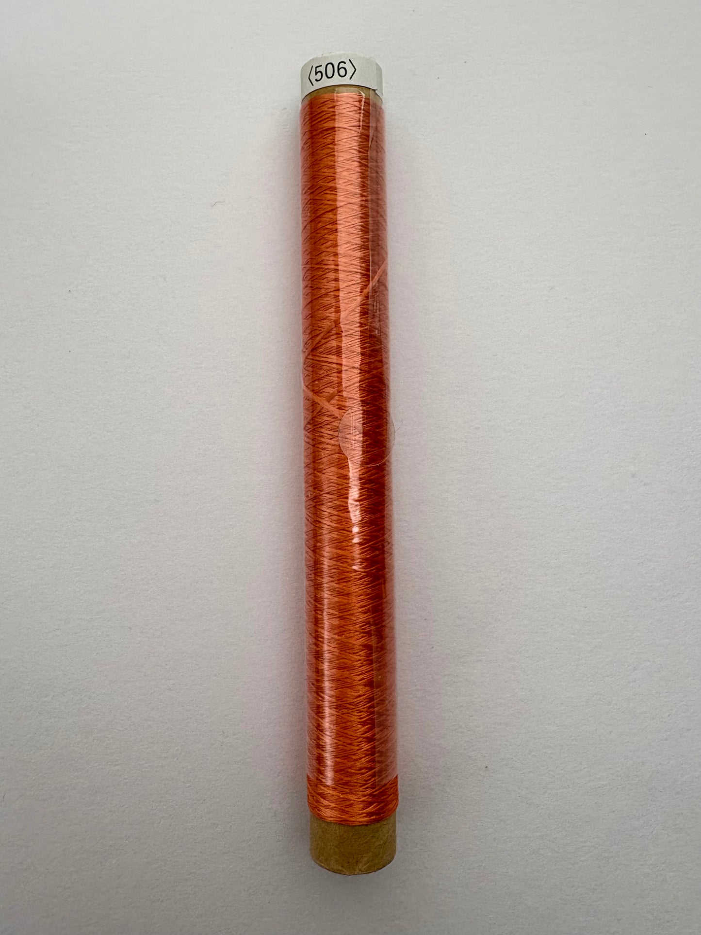 正絹平糸　シルク100％刺しゅう糸　シガレット巻　色番501〜529