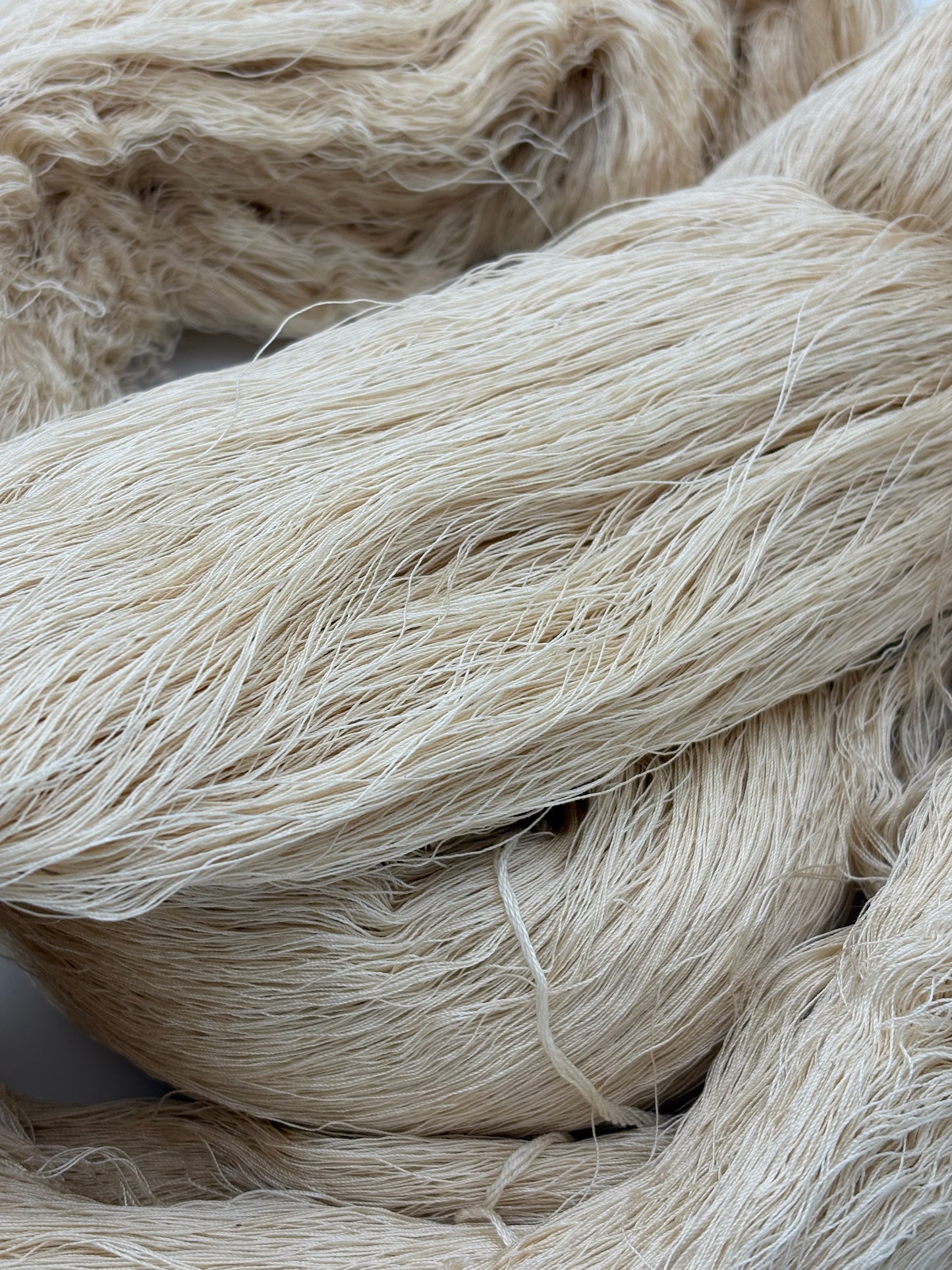 スーピマコットン 綛（スーピマコットン染色前の綿糸/かせ巻）