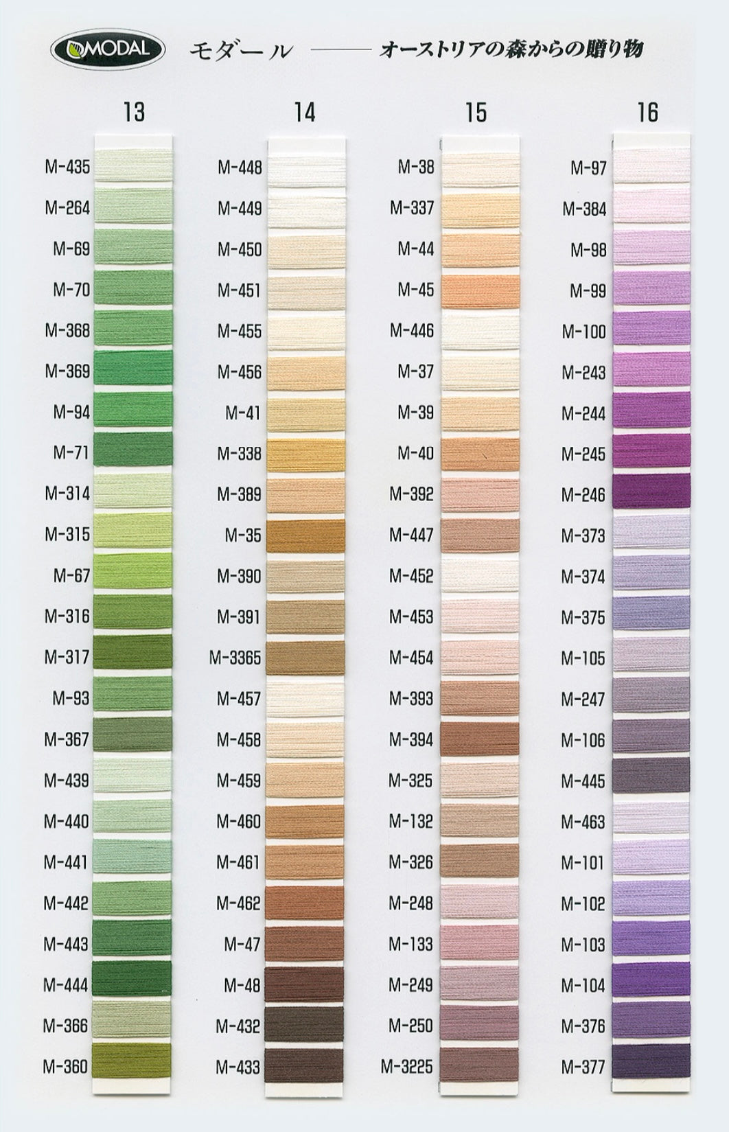 モダール（マットタイプレーヨン糸）【色番が選べます】