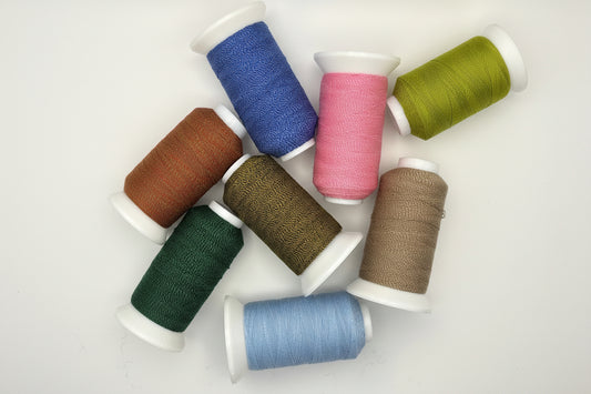 ソフエルモック（異なる２色の撚り合わせ糸）チェーンステッチ・ステッチ糸におすすめ