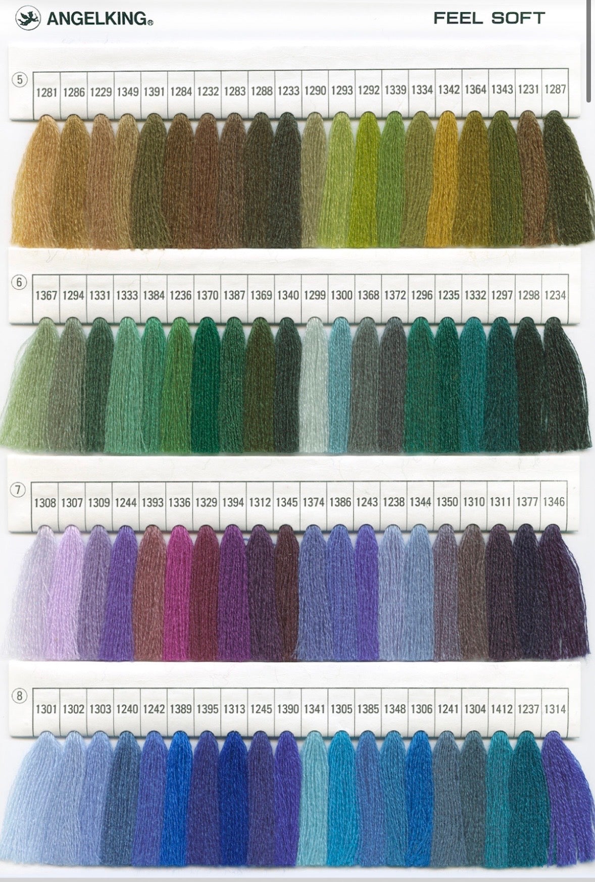 フィールソフト（刺繍・サガラ・チェーンステッチ可）アクリルウールミシン刺繍糸【色番を選べます】