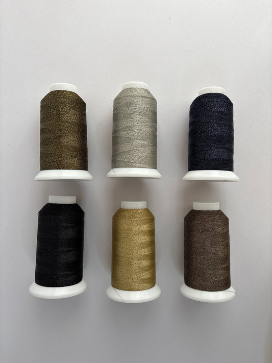 ラメステージマット3000ｍ（大人な色合いのラメ刺繍糸）