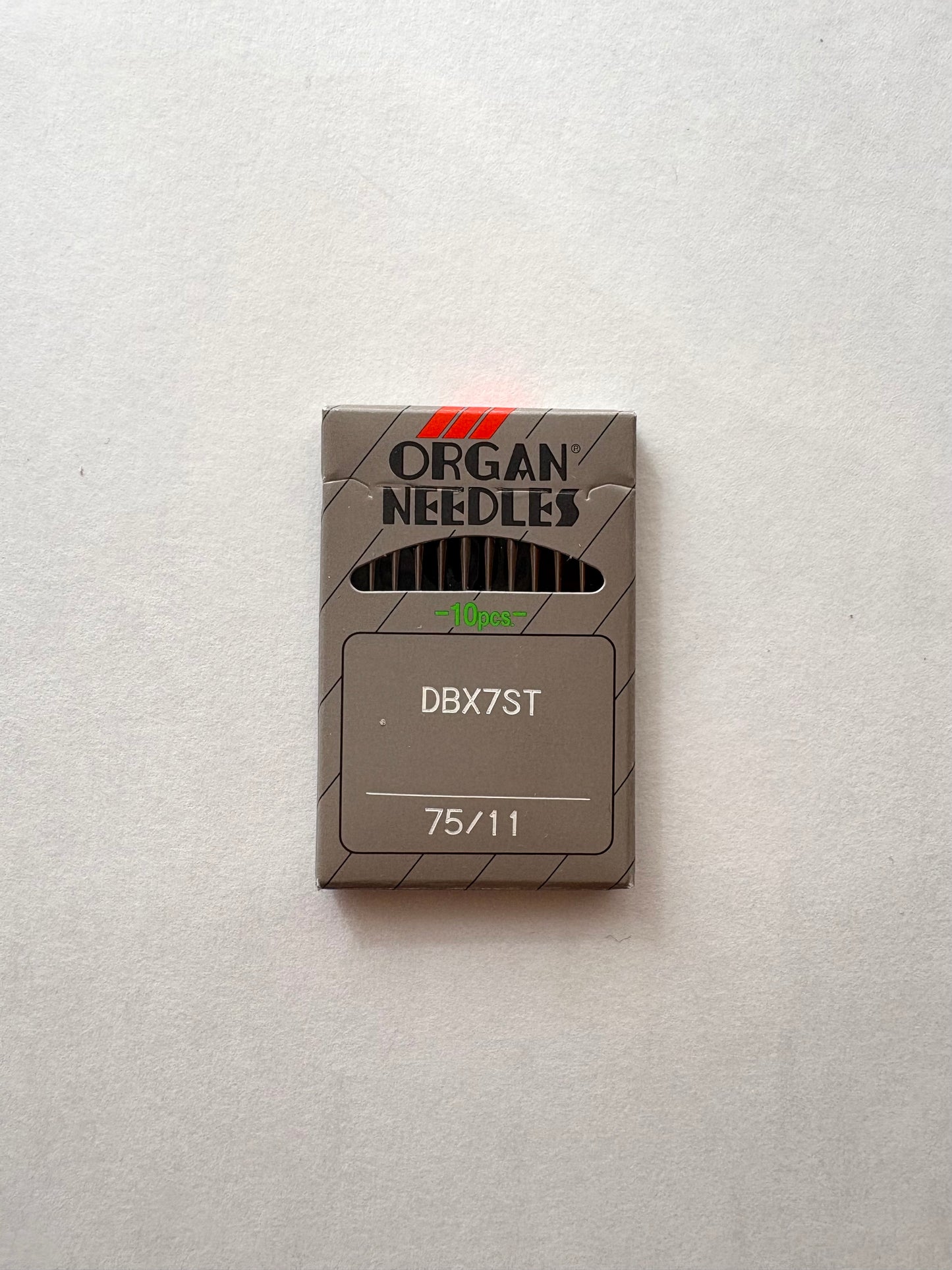 【工業用ミシン刺繍針】オルガンミシン針DB-7ST（針穴縦長タイプ）