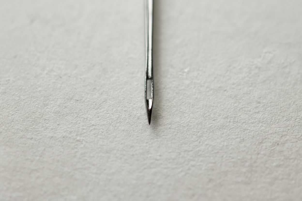 【工業用ミシン刺繍針】オルガンミシン針DB-7ST（針穴縦長タイプ）