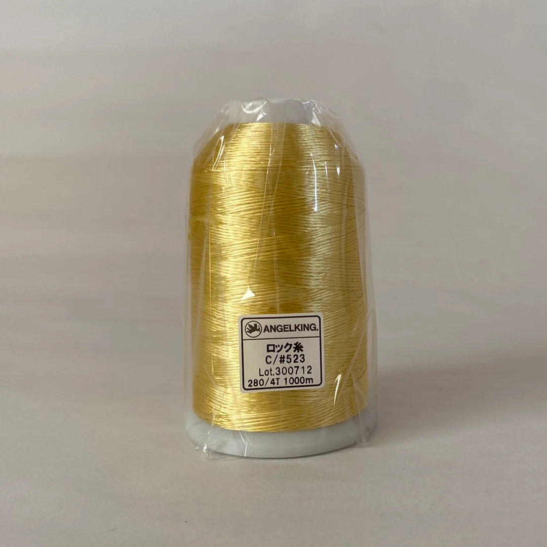 ワッペンロック糸（ワッペン縁かがり・チェーンステッチにおすすめ太めレーヨン糸）