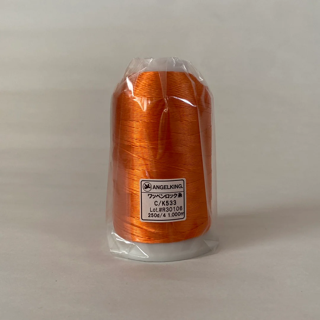 ワッペンロック糸（ワッペン縁かがり・チェーンステッチにおすすめ太めレーヨン糸）