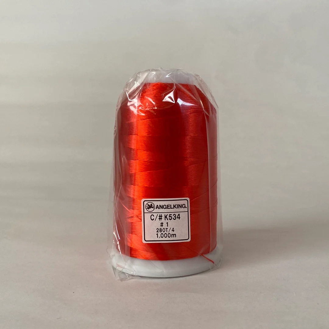 ワッペンロック糸（ワッペン縁かがり・チェーンステッチにおすすめ太めレーヨン糸）