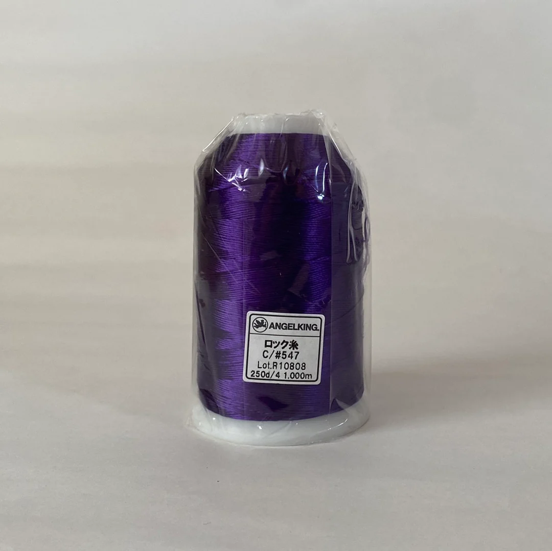 ワッペンロック糸（ワッペン縁かがり・チェーンステッチにおすすめ太めレーヨン糸）