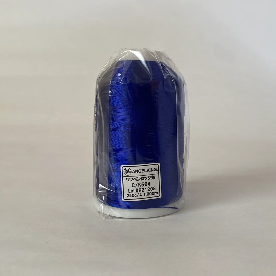 ワッペンロック糸（ワッペン縁かがり・チェーンステッチにおすすめ太めレーヨン糸）