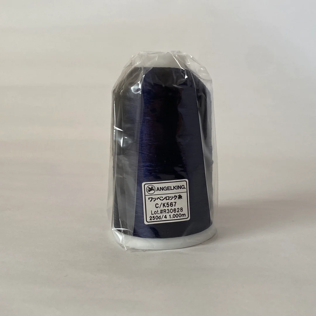 ワッペンロック糸（ワッペン縁かがり・チェーンステッチにおすすめ太めレーヨン糸）