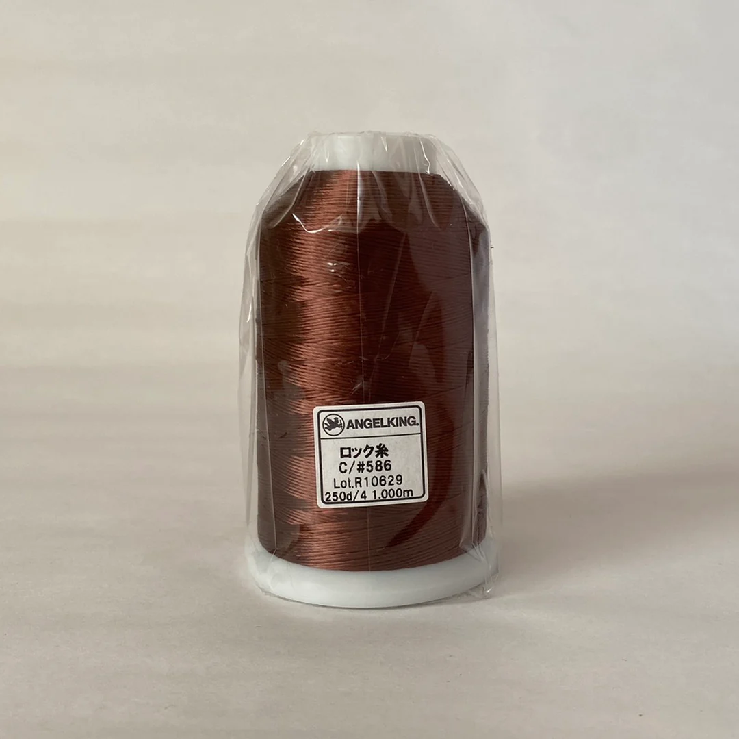 ワッペンロック糸（ワッペン縁かがり・チェーンステッチにおすすめ太めレーヨン糸）