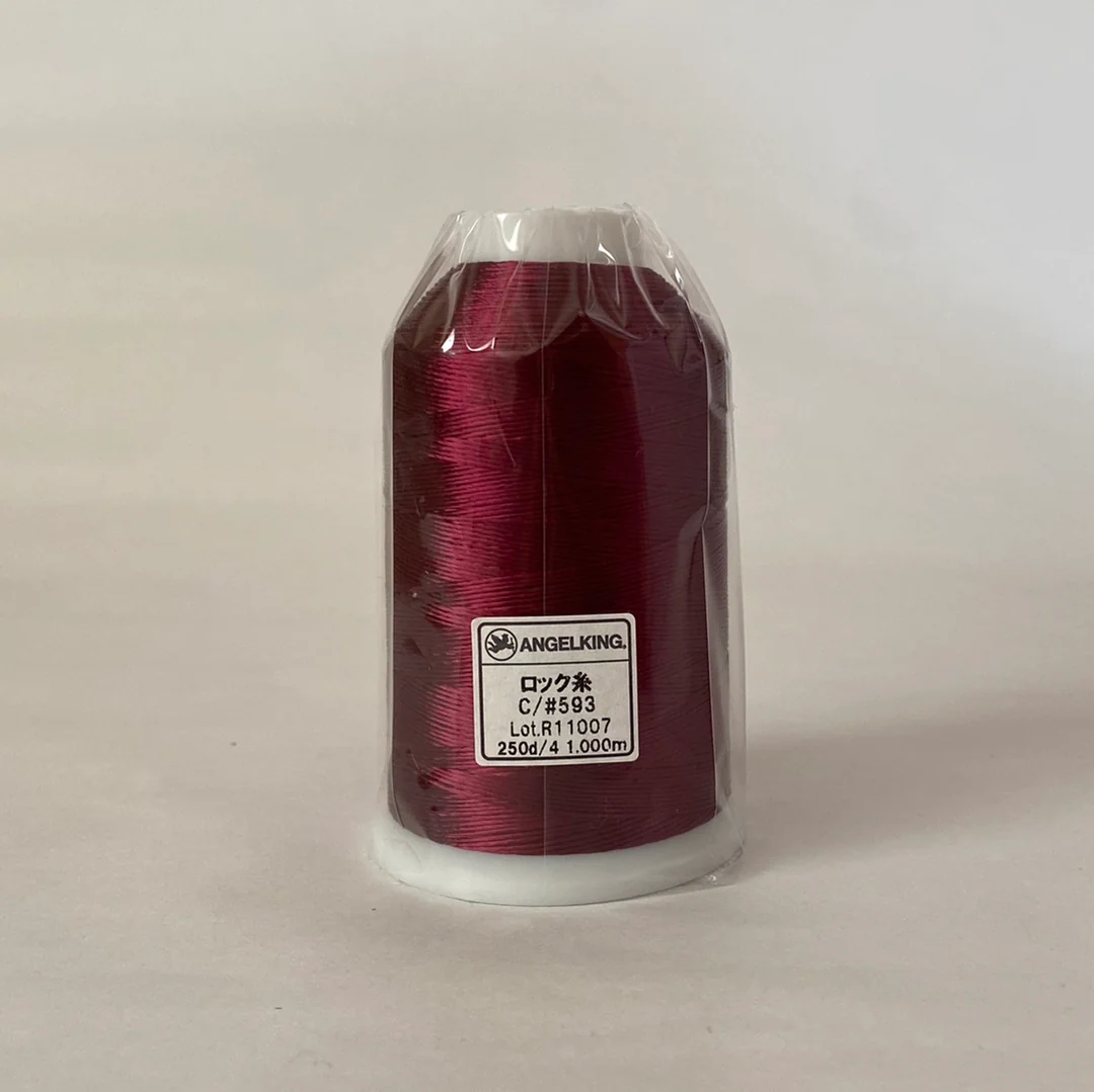 ワッペンロック糸（ワッペン縁かがり・チェーンステッチにおすすめ太めレーヨン糸）