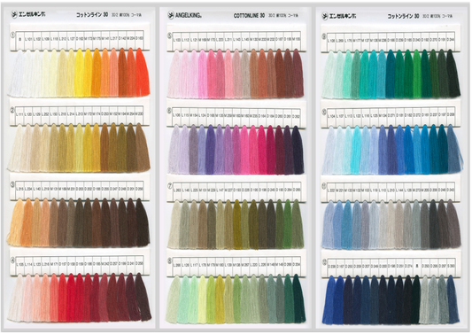 コットンライン＃30見本帳