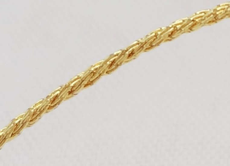 NM4×3　カタン糸（撚り加工金銀糸）