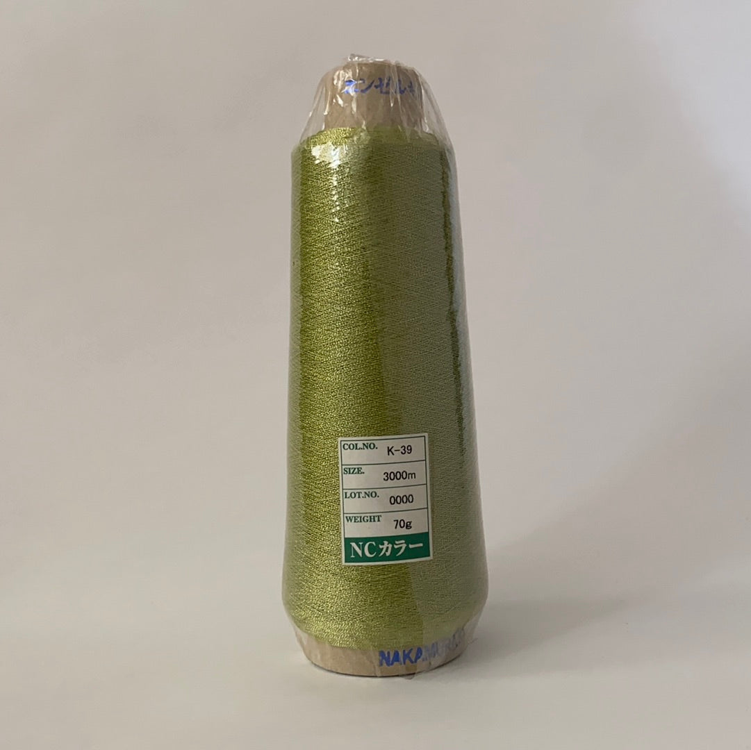NCカラー蛇腹（蛇腹加工で奥行きのある輝きのメタリック糸）