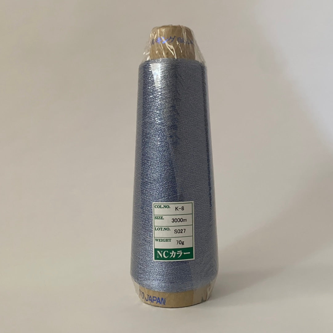 NCカラー蛇腹（蛇腹加工で奥行きのある輝きのメタリック糸）